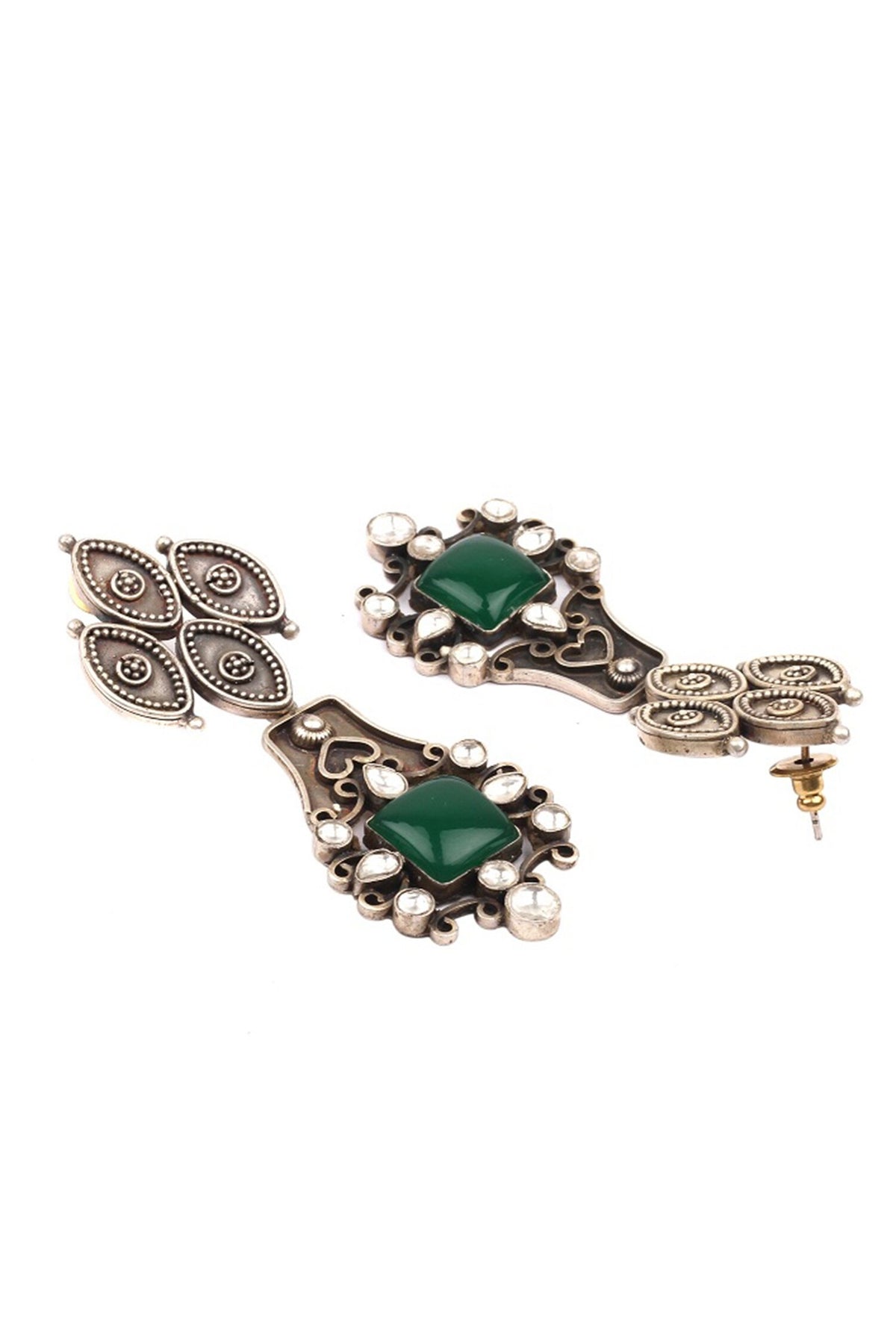 Stone Drop Dangler Earrings 
