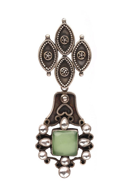 Stone Drop Dangler Earrings 