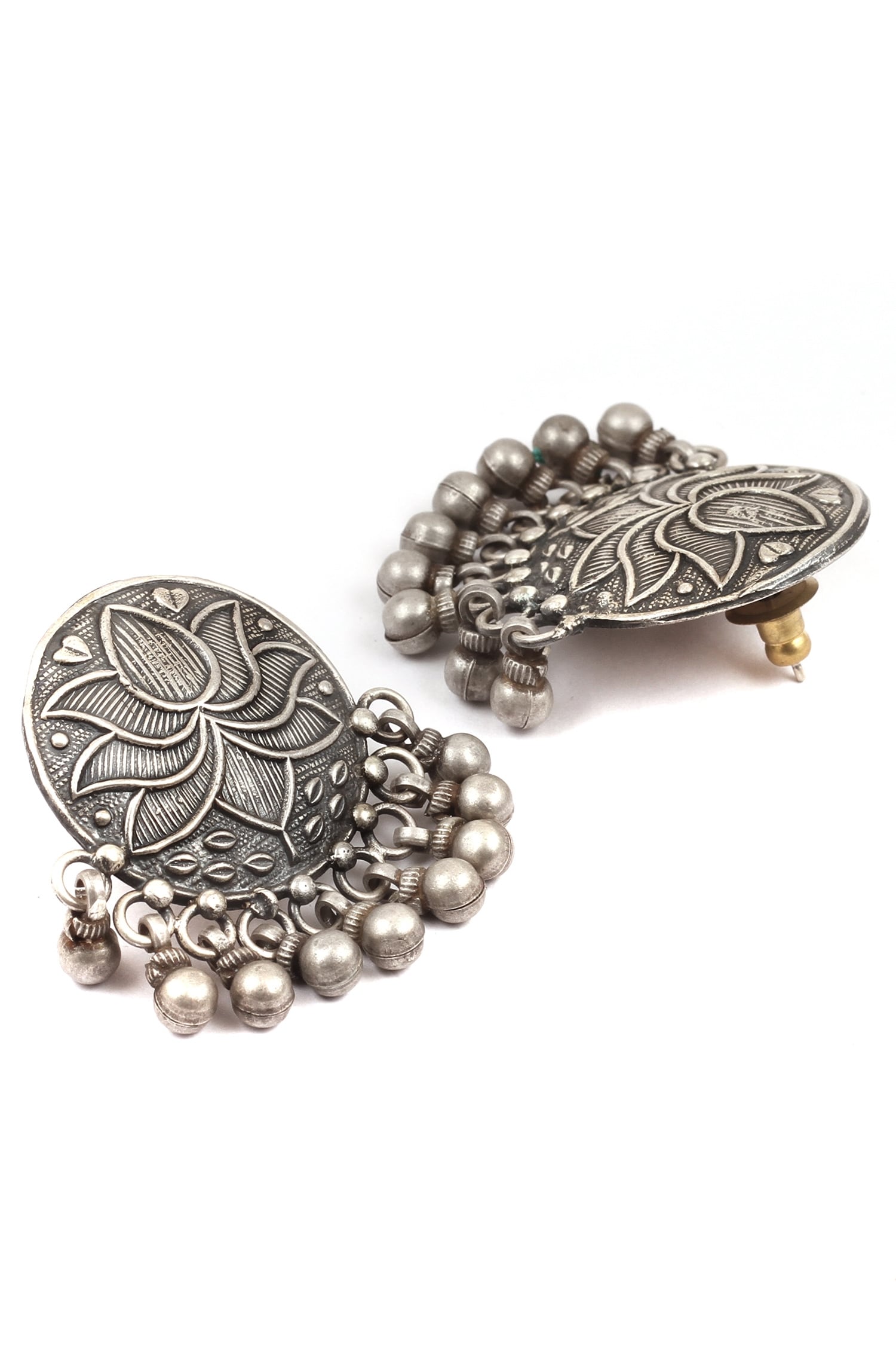 Lotus Stud Earrings 