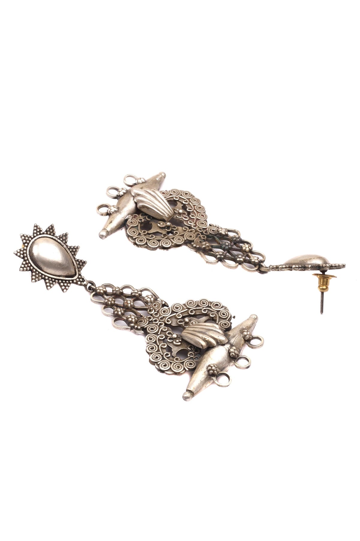 Handcrafted Carved Earrings 