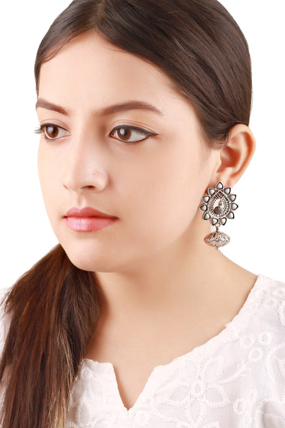 Peacock Motif Earrings 