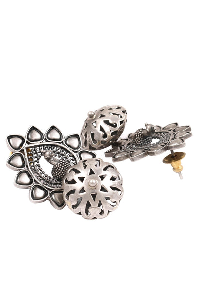 Peacock Motif Earrings 