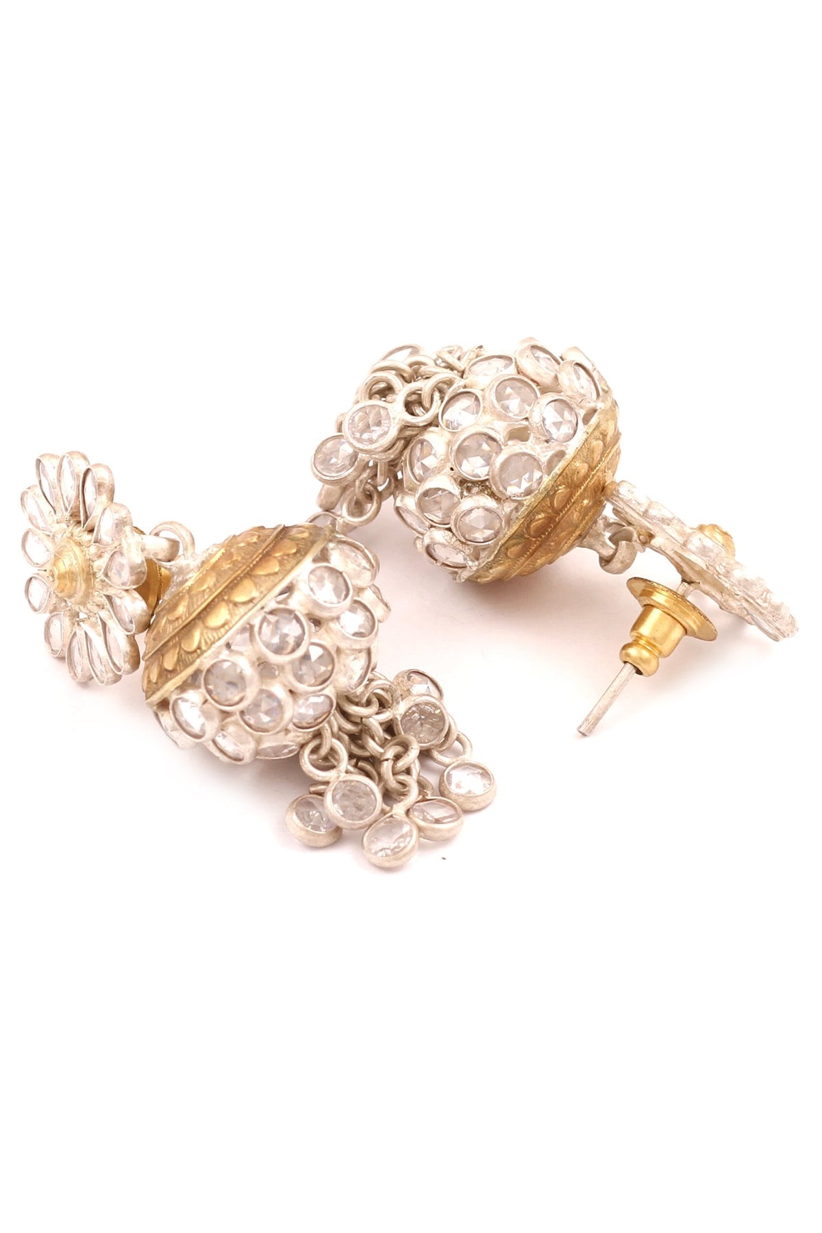 Stone Embellished Earrings 