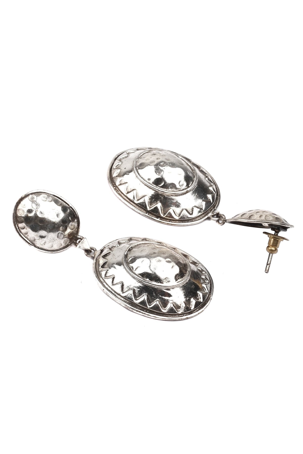 Carved Drop Earrings 