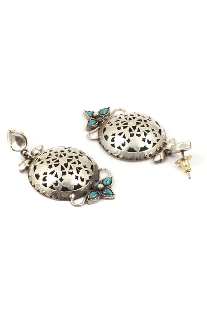 Floral Cutwork Earrings 