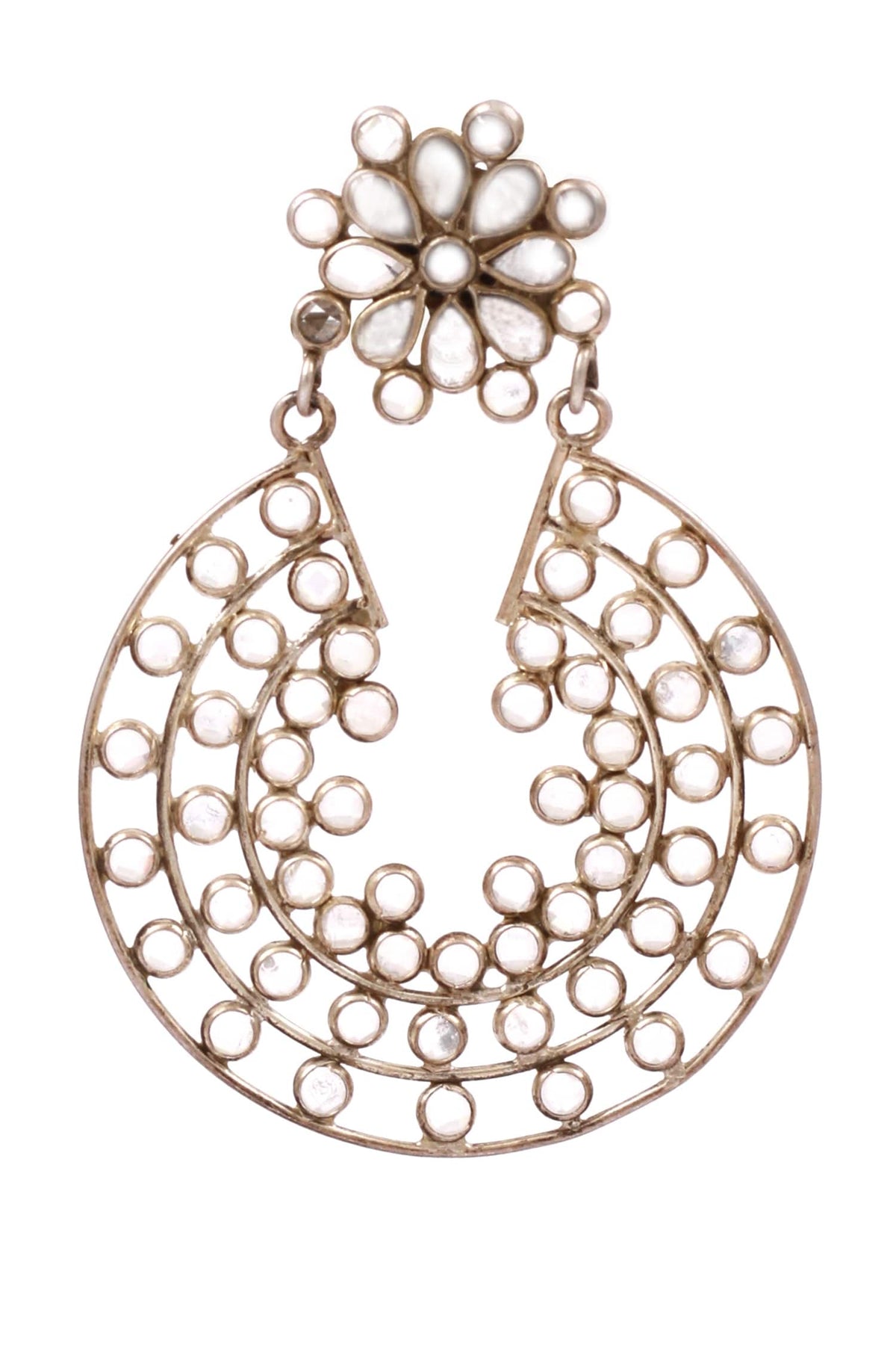 Stone Studded Dangler Earrings 
