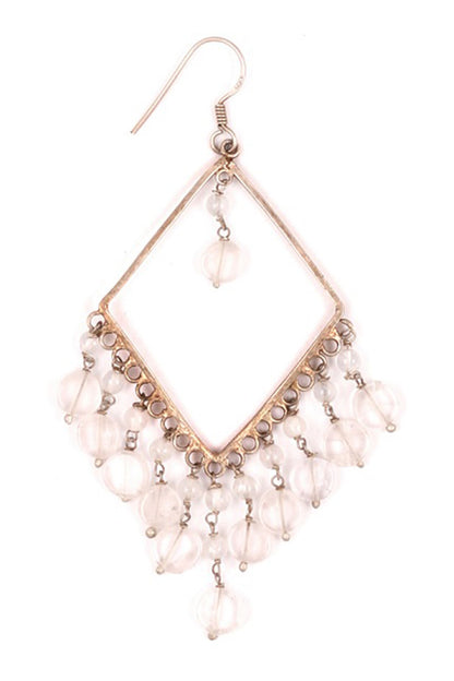 Stone Drop Dangler Earrings 