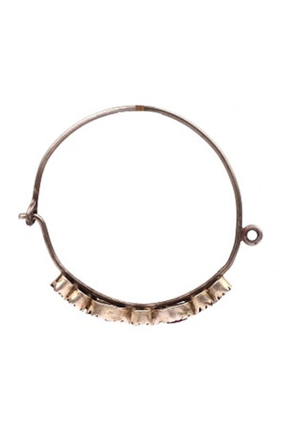 Stone Studded Hoops 