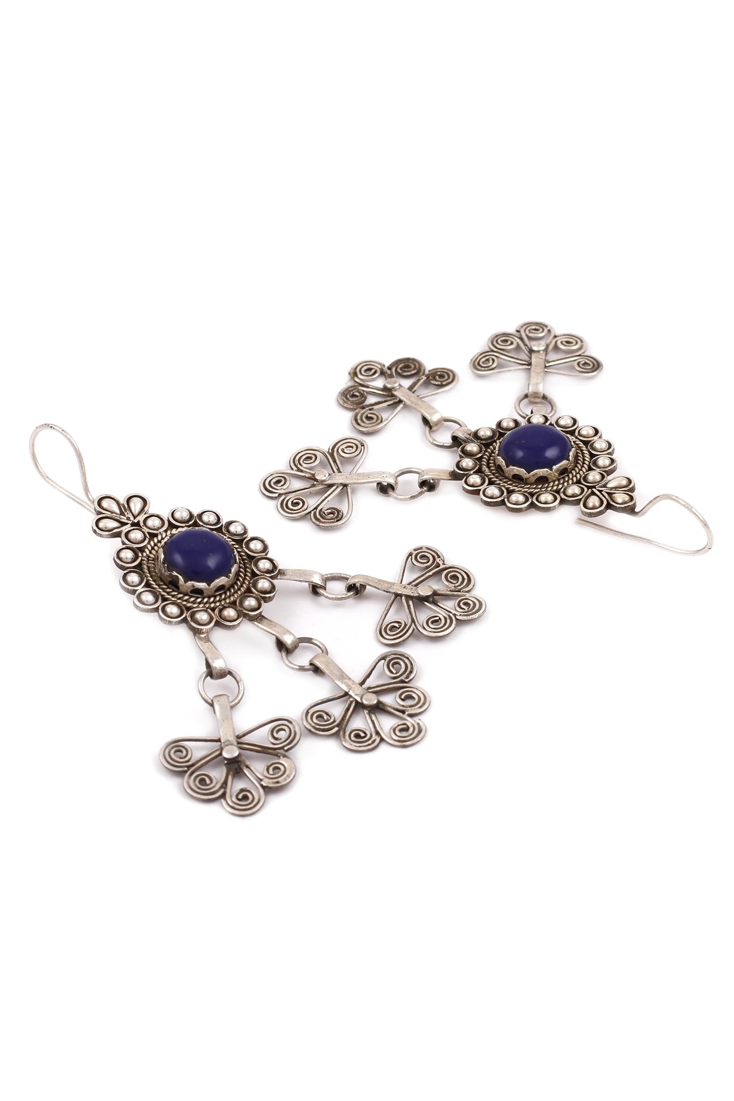 Cutwork Tassel Earrings 