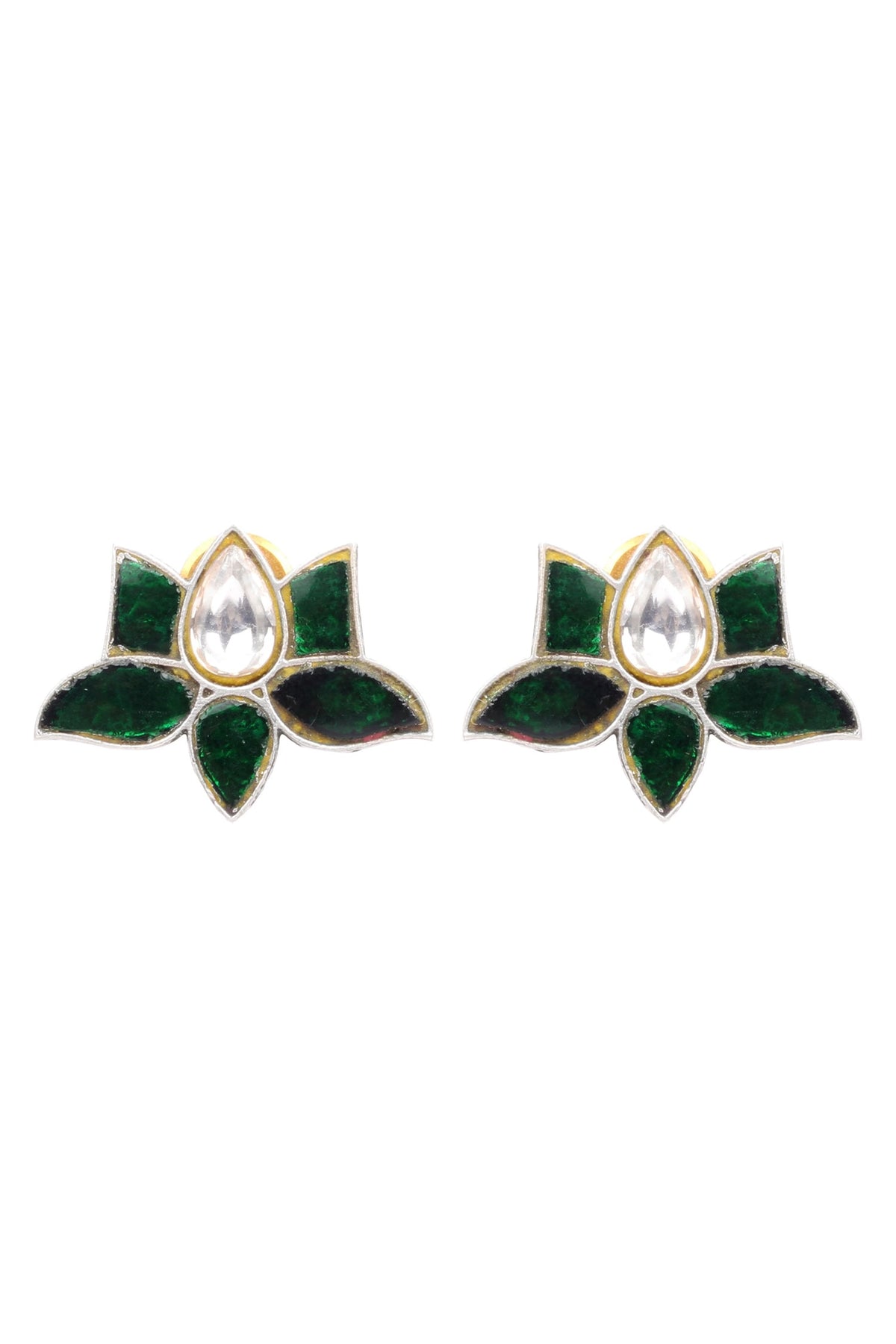  Marine Floral Stud Earrings 