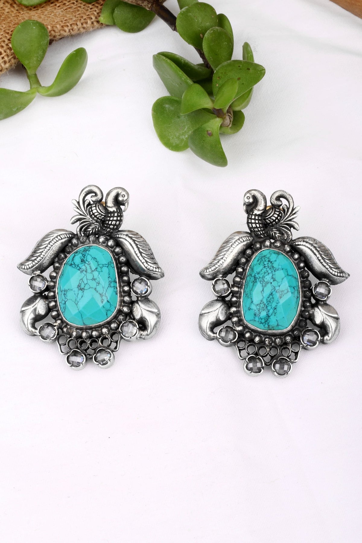  Nusrat Carved Earrings 