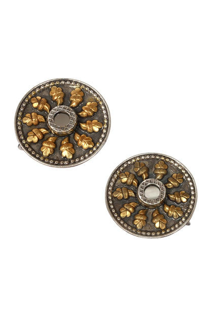 Handmade Glass Stone Stud Earrings 