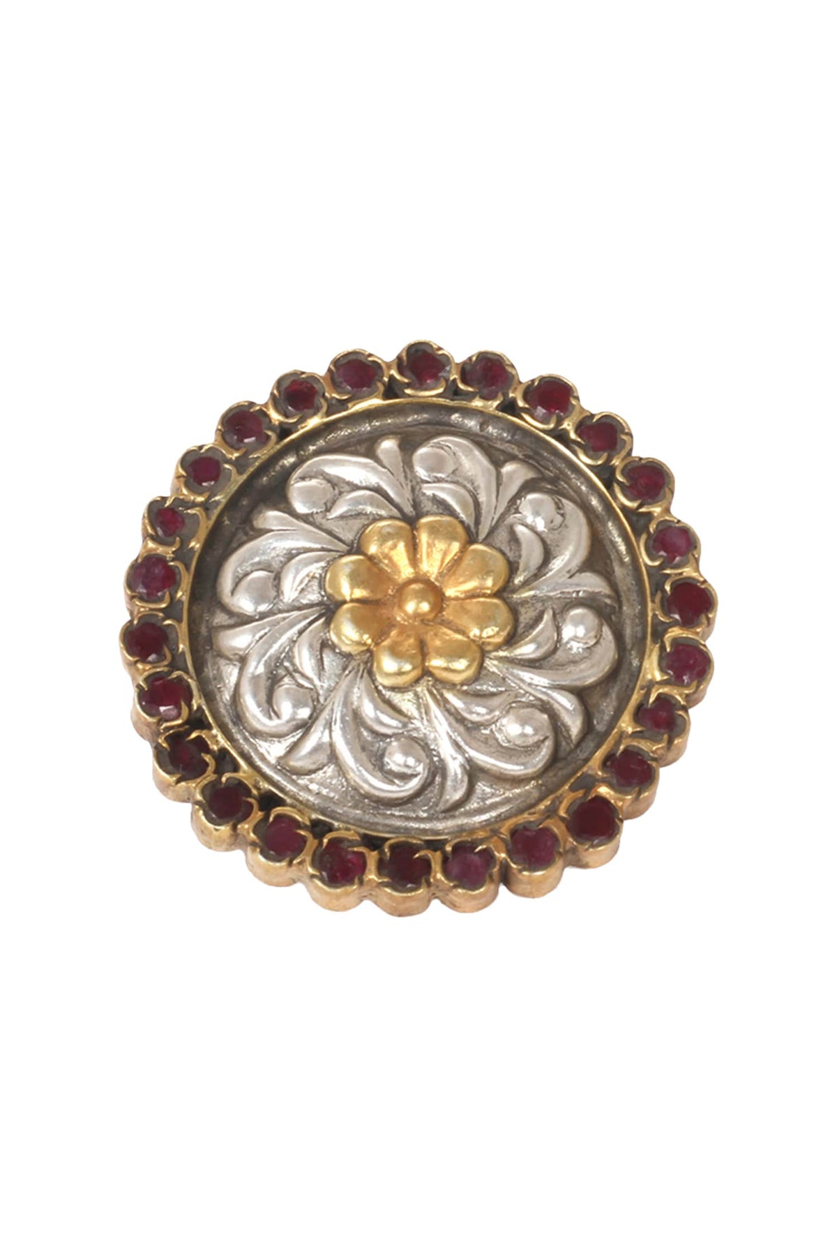 Handmade Floral Stone Stud Earrings 