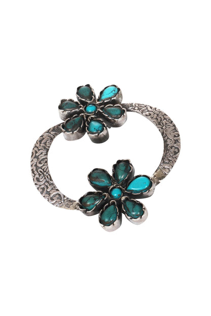 Handmade Floral Bead Stud Earrings 