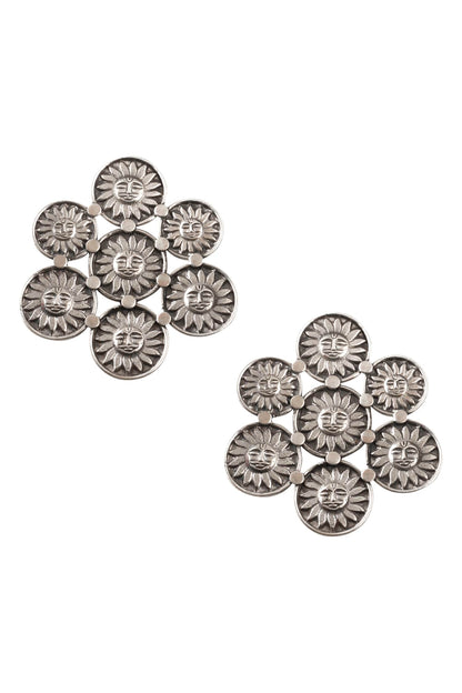 Handmade Floral Stud Earrings 