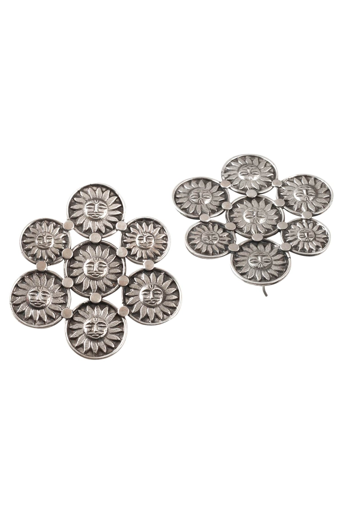 Handmade Floral Stud Earrings 