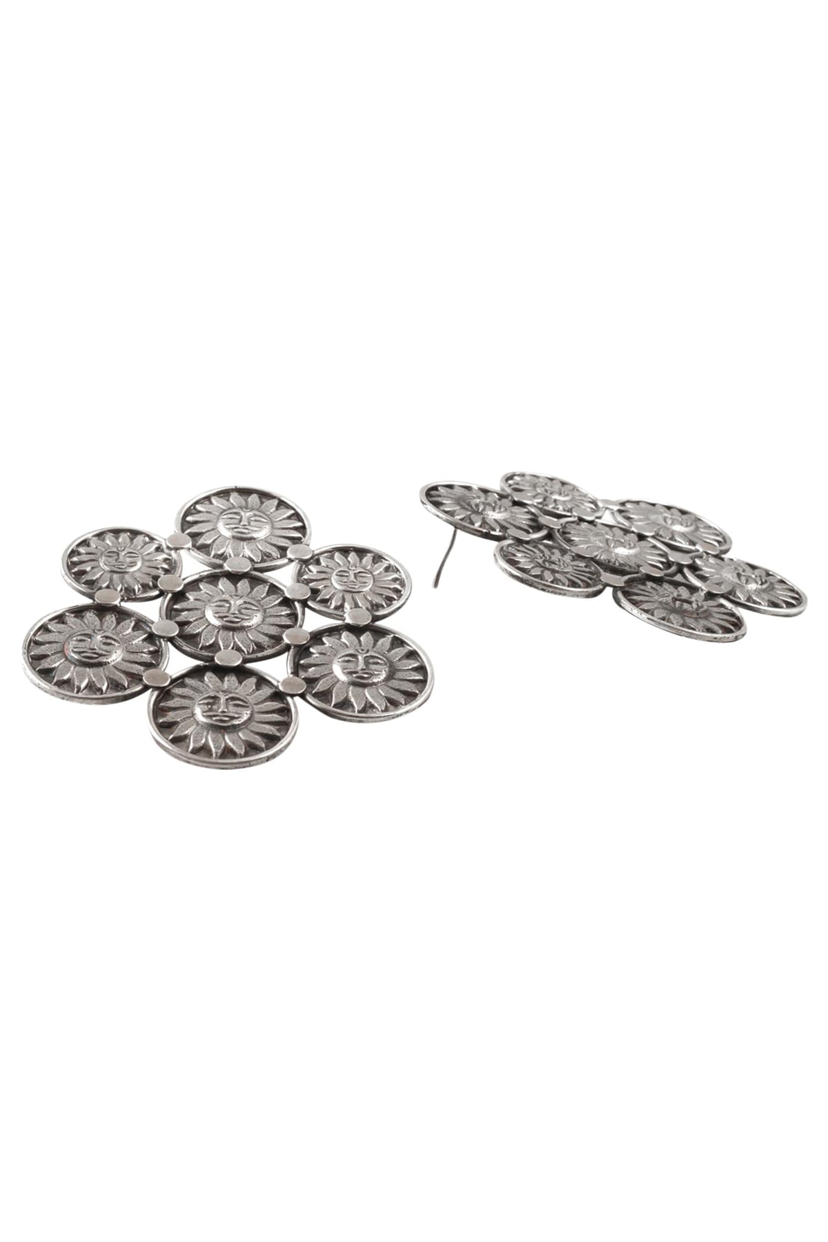 Handmade Floral Stud Earrings 