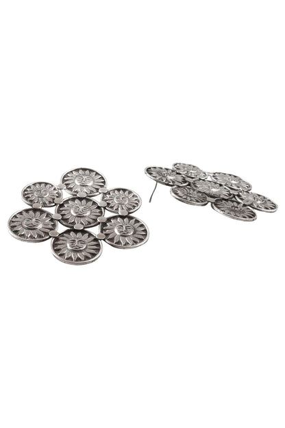 Handmade Floral Stud Earrings 