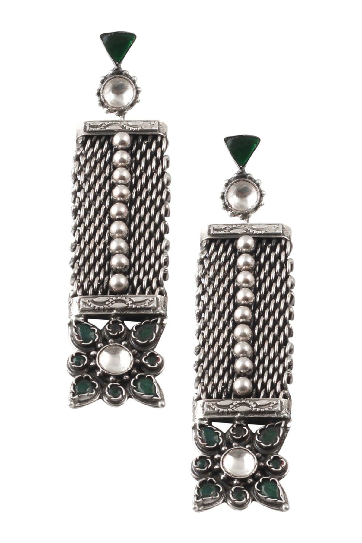 Handmade Kundan Danglers 