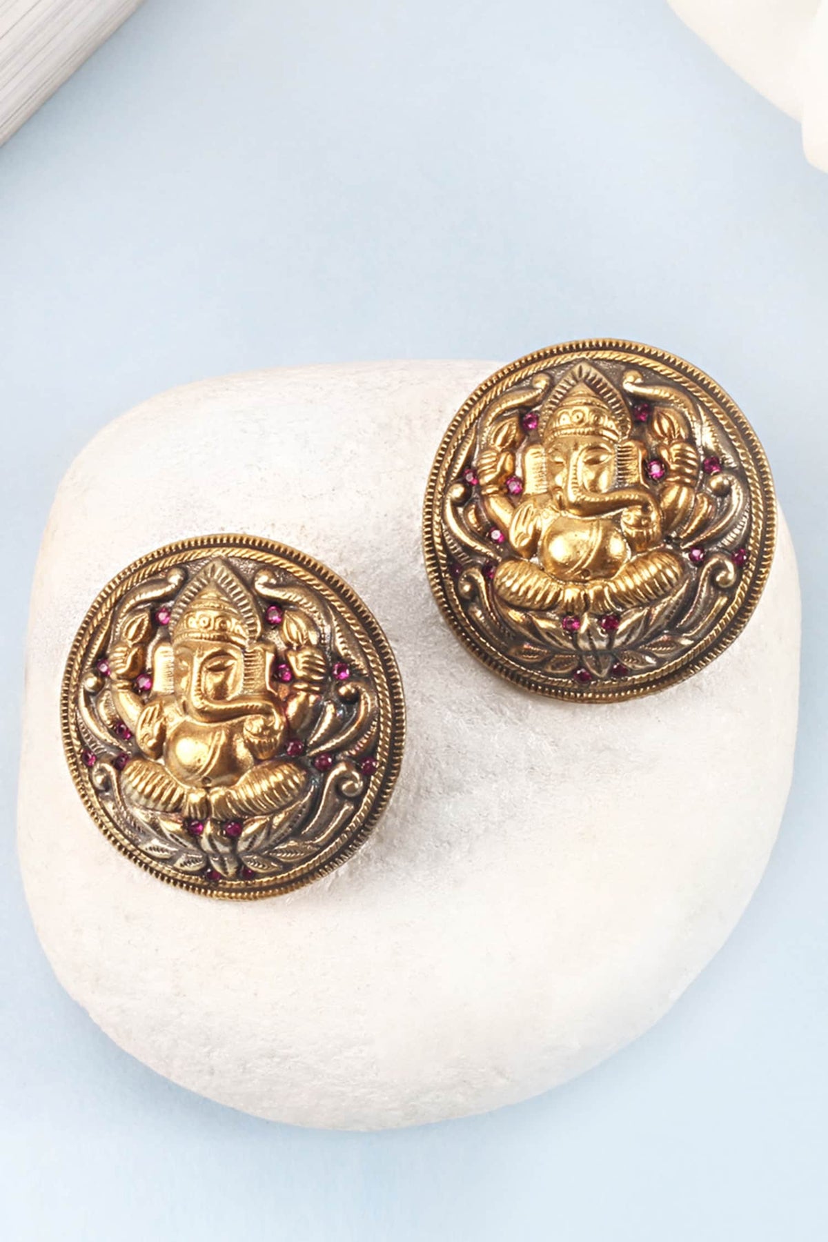 Temple Motif Studs 