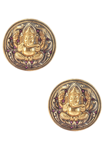 Temple Motif Studs 