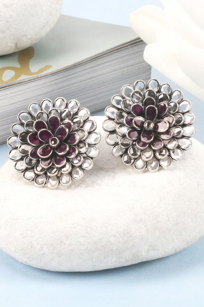 Floral Motif Studs 