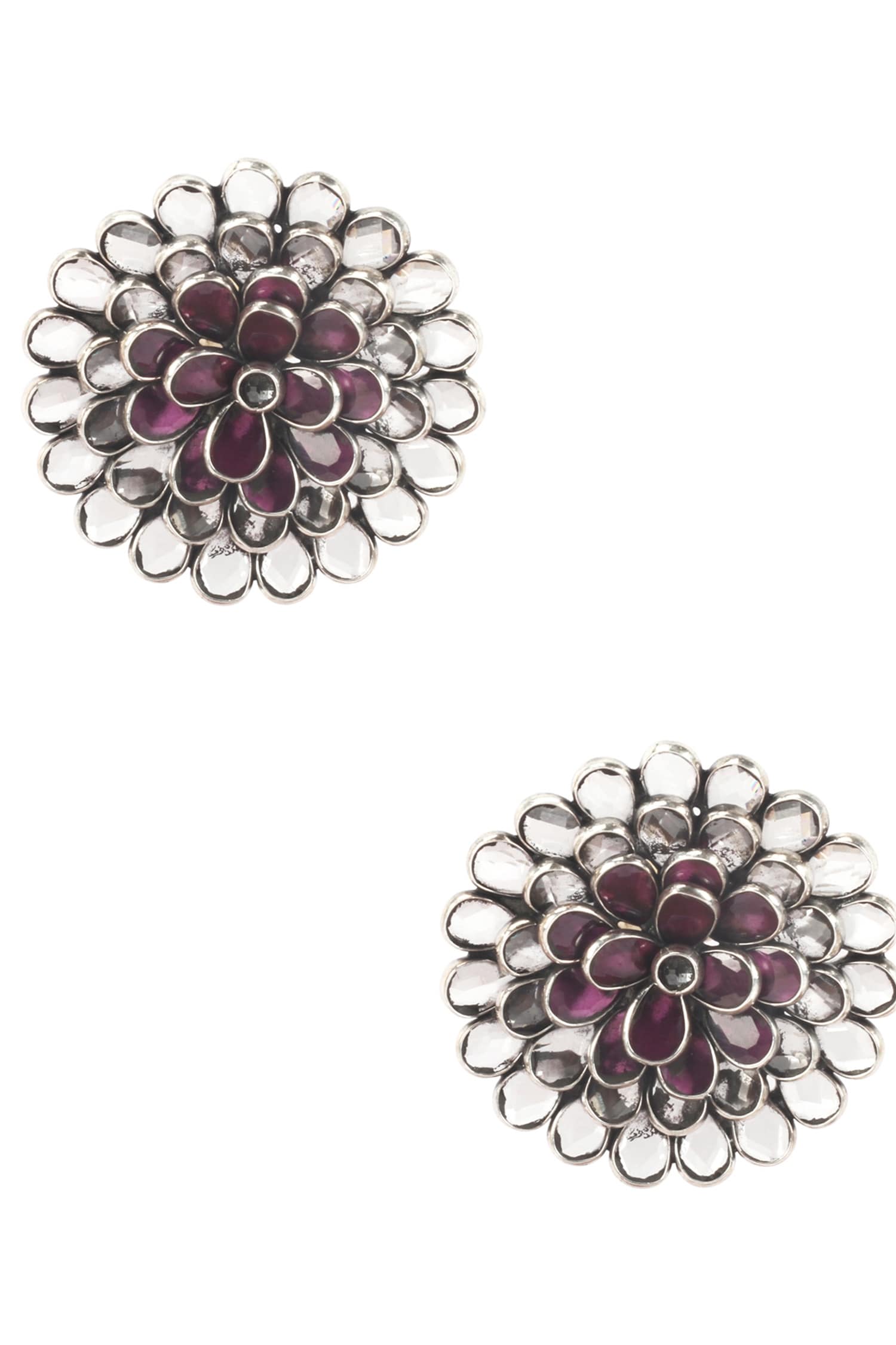Floral Motif Studs 
