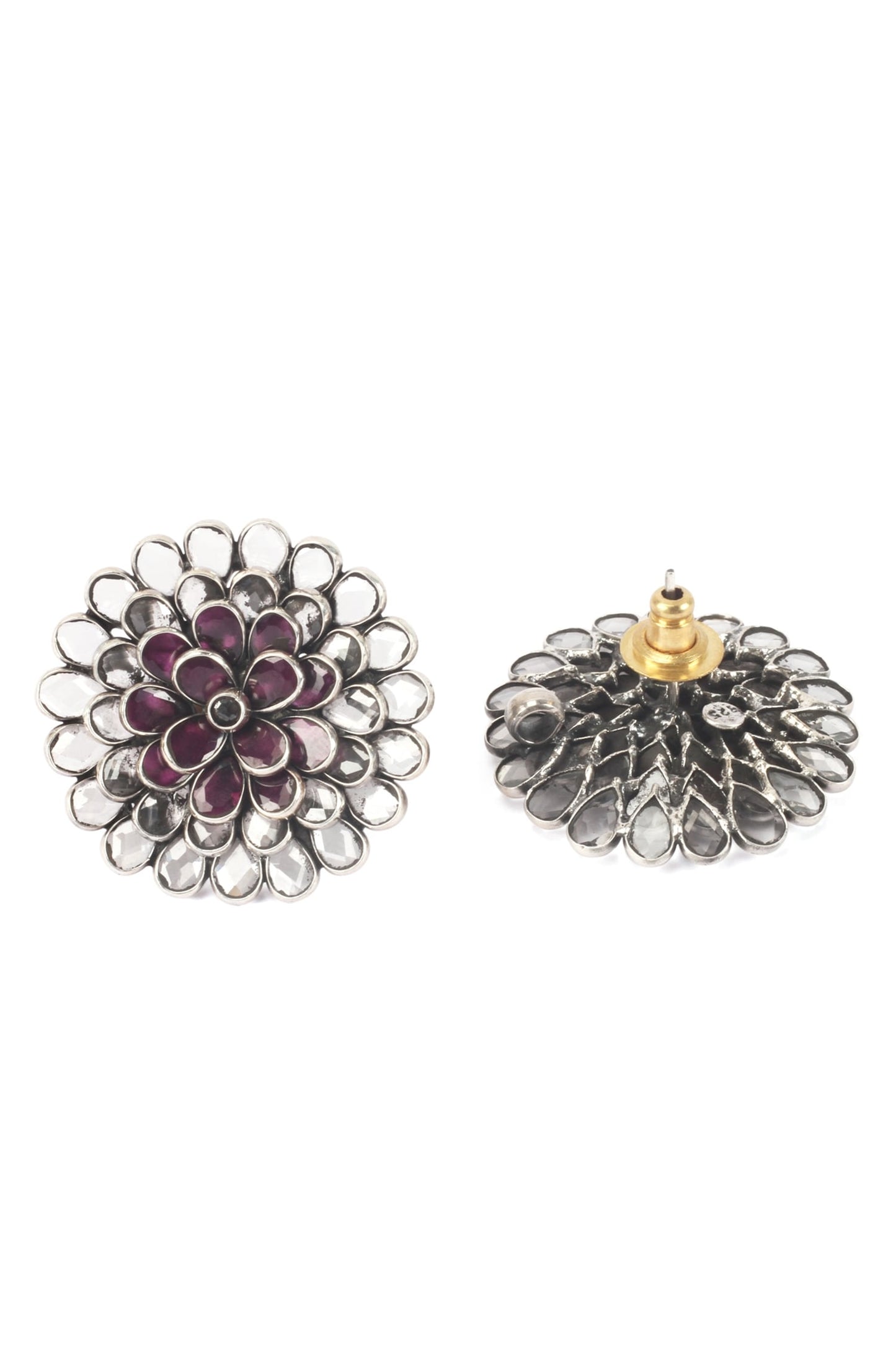 Floral Motif Studs 