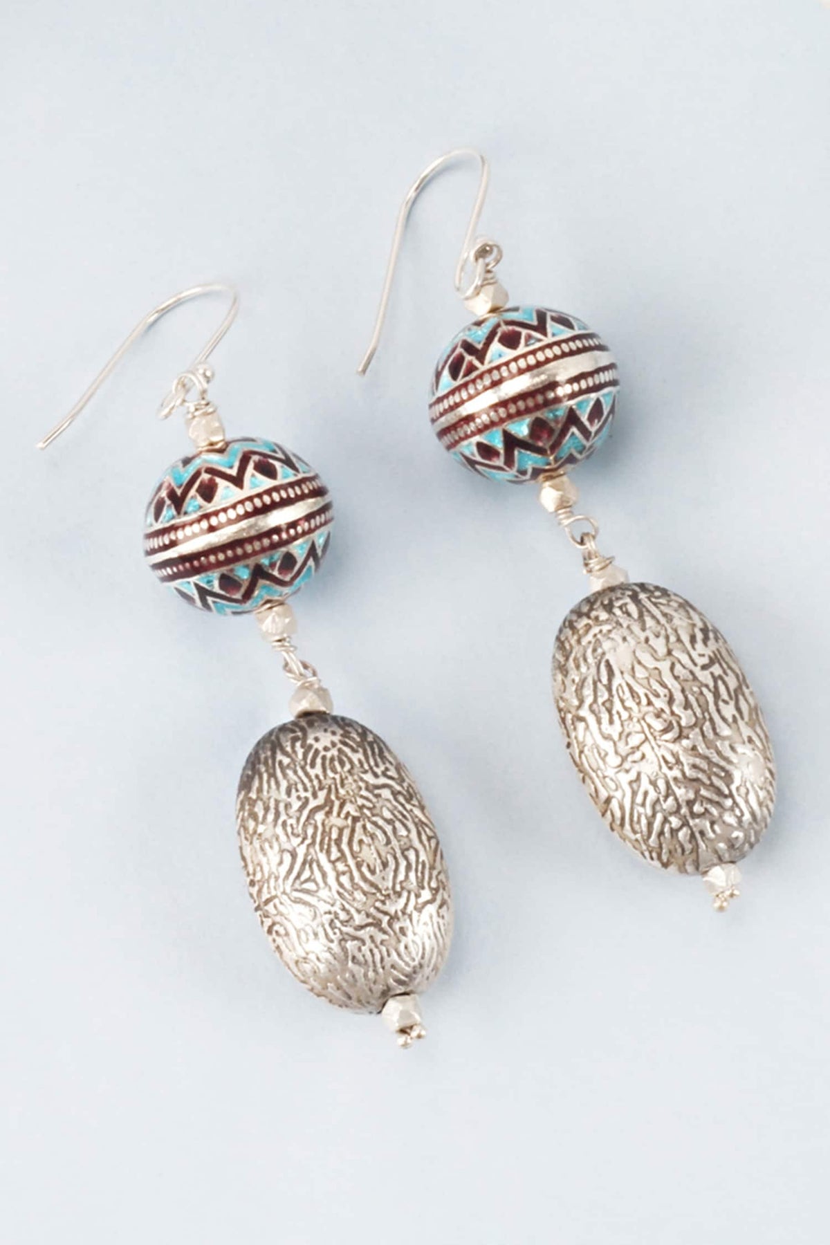 Oval Handcrafted Drops 