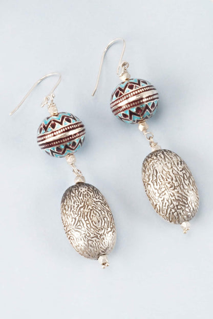 Oval Handcrafted Drops 