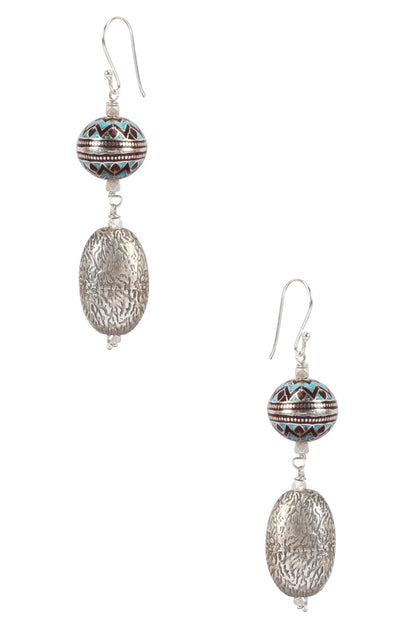 Oval Handcrafted Drops 