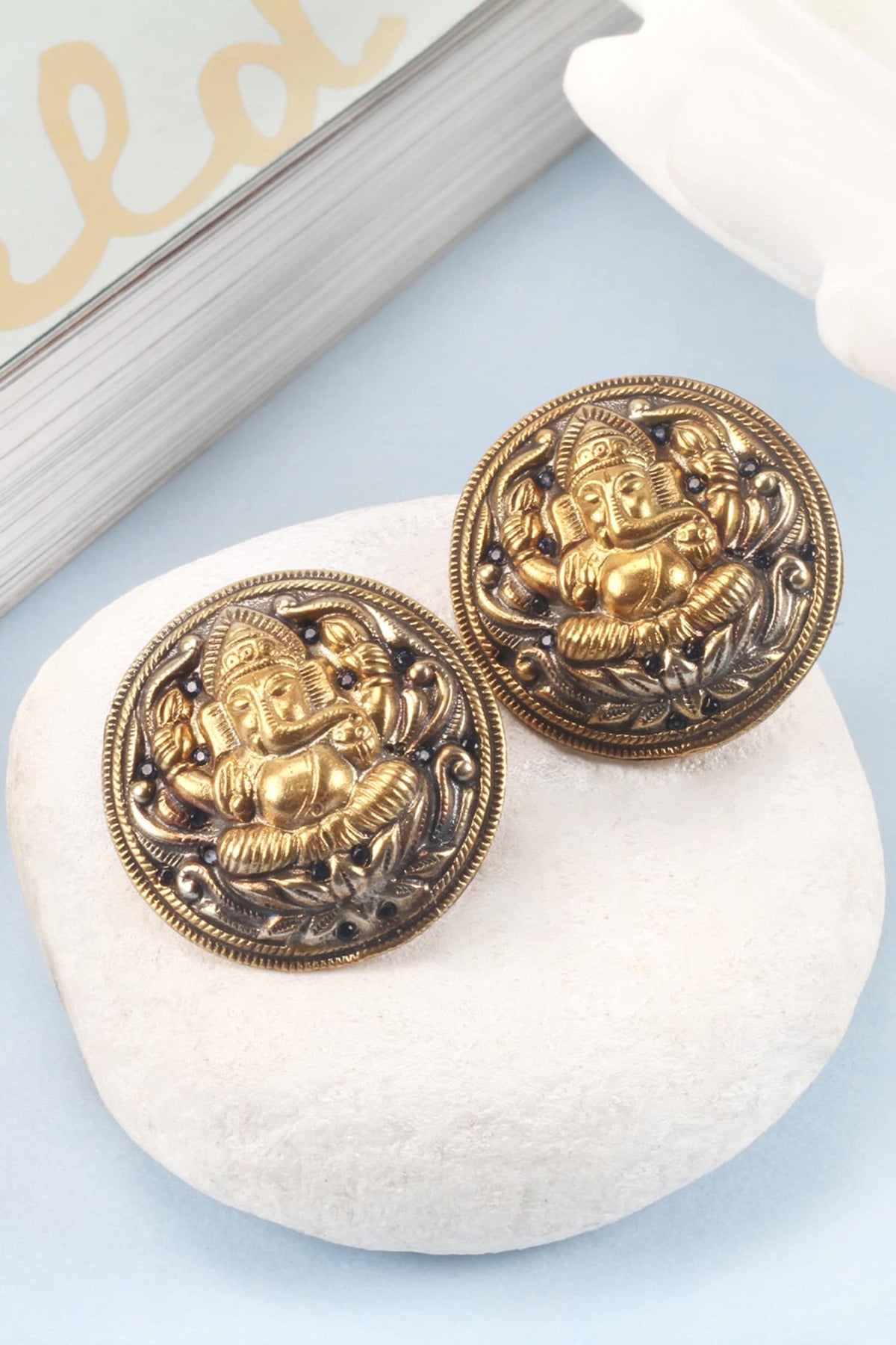 Temple Motif Studs 