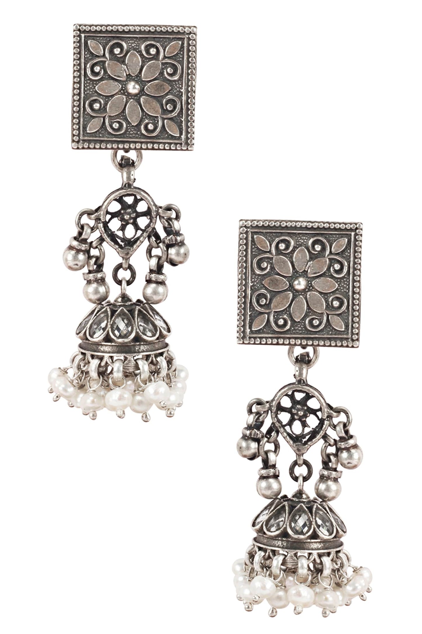 Bead Drop Jhumkas 