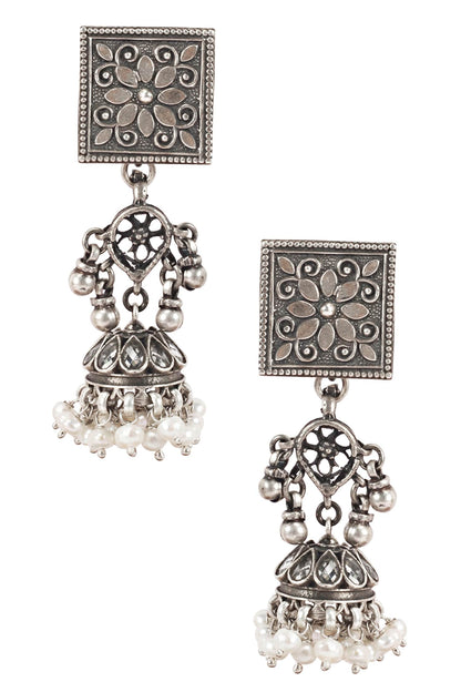 Bead Drop Jhumkas 