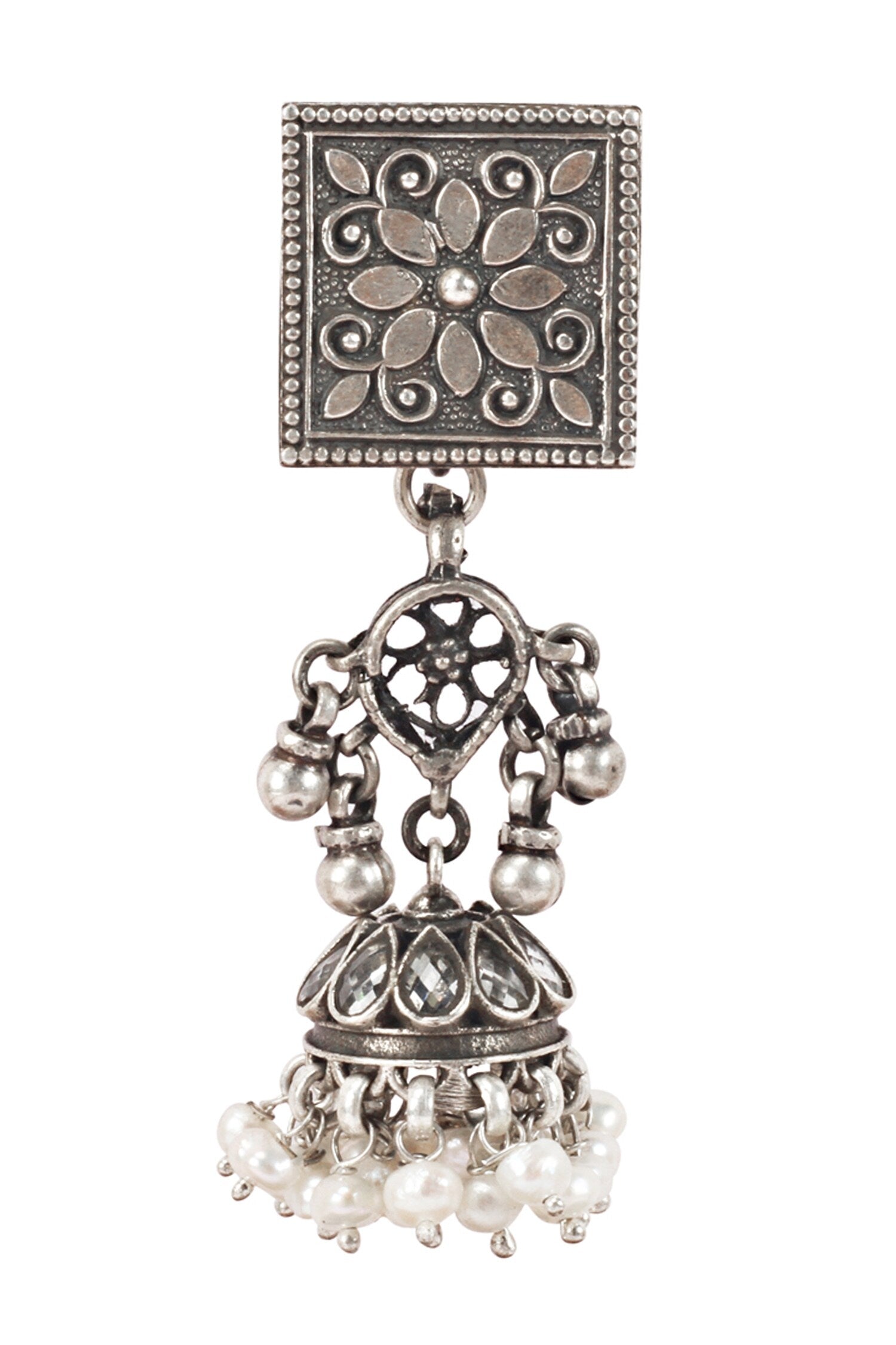 Bead Drop Jhumkas 