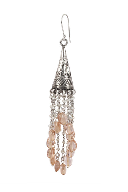 Handcrafted Bead Drop Dangler Earrings 