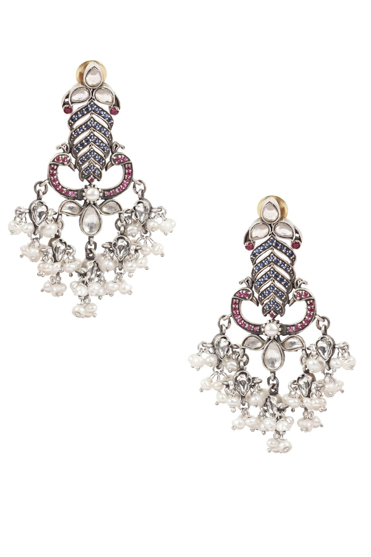 Handcrafted Bead Drop Dangler Earrings 