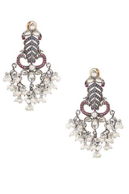 Handcrafted Bead Drop Dangler Earrings 