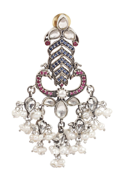 Handcrafted Bead Drop Dangler Earrings 