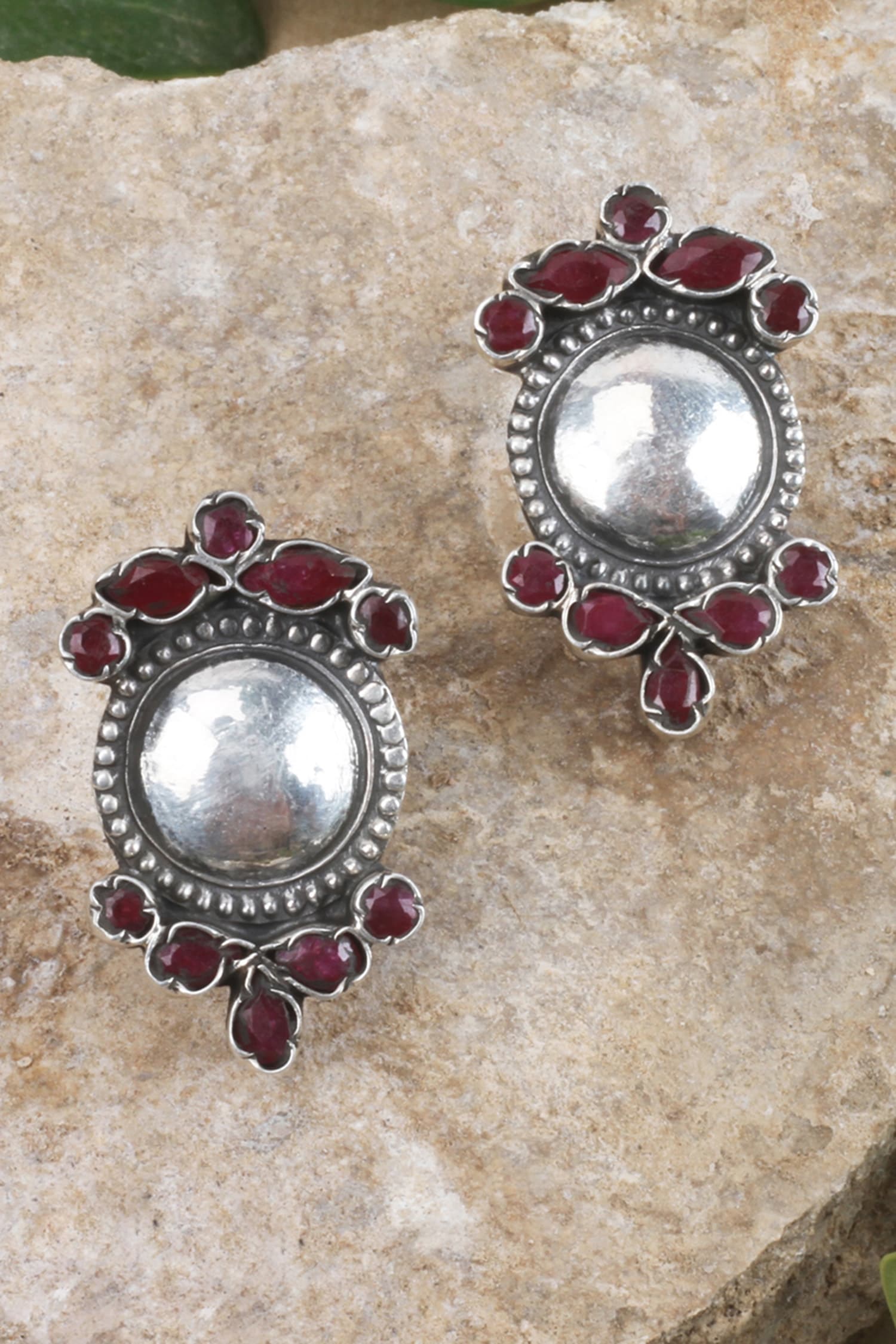 Circular Carved Studs 