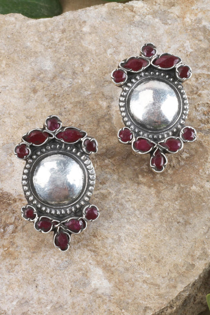 Circular Carved Studs 
