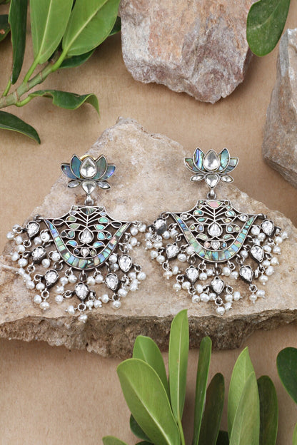 Handcrafted Bead Drop Dangler Earrings 