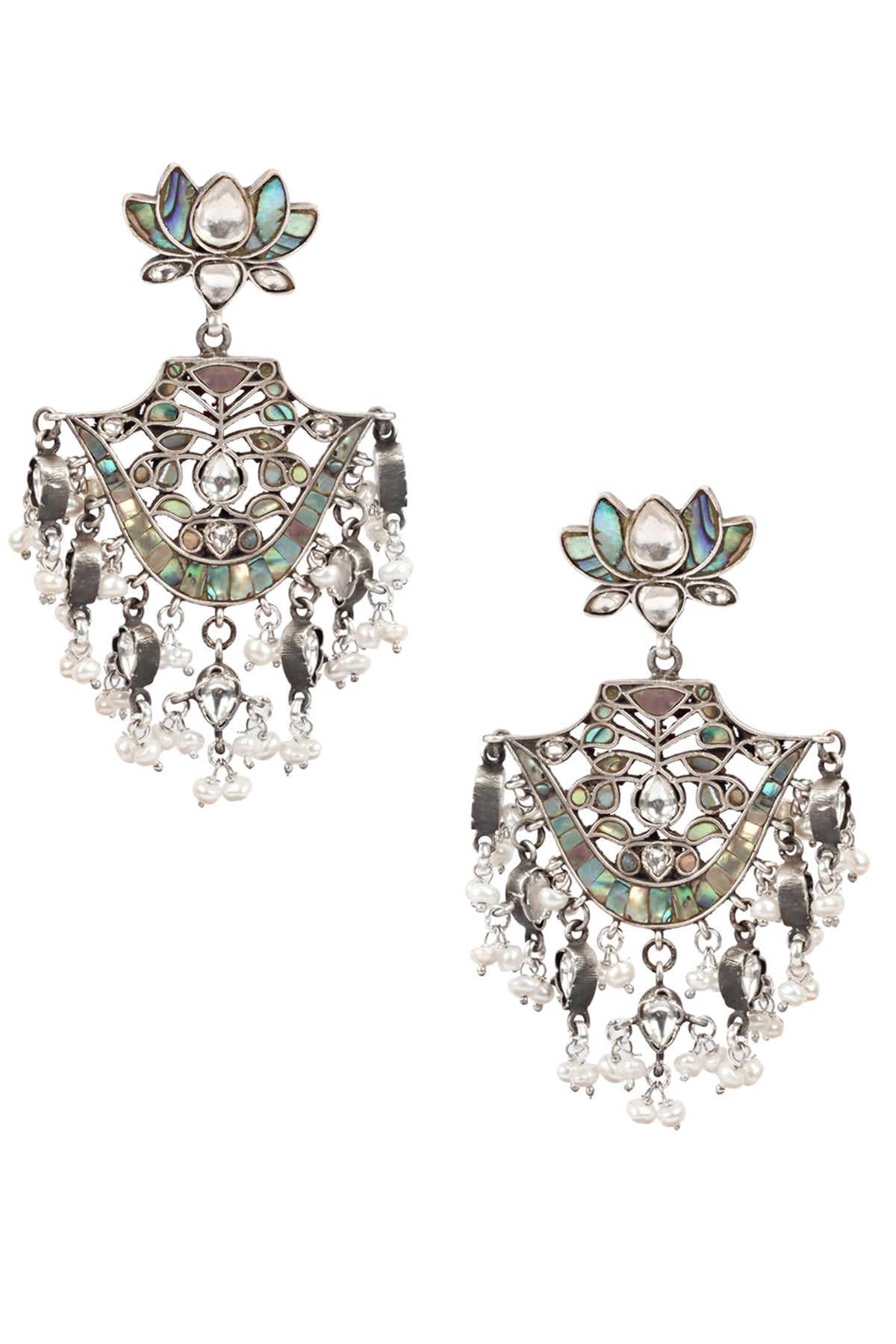 Handcrafted Bead Drop Dangler Earrings 