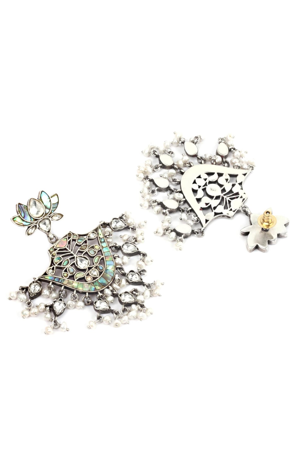 Handcrafted Bead Drop Dangler Earrings 