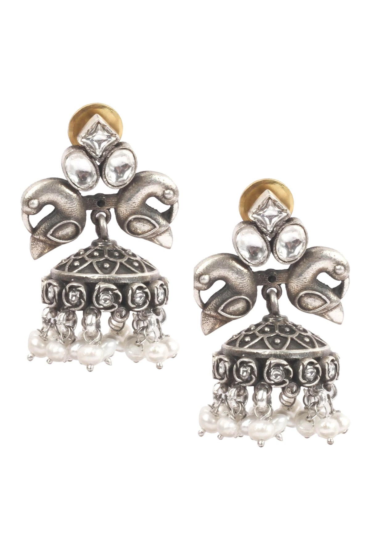 Handcrafted Bead Drop Jhumkas 