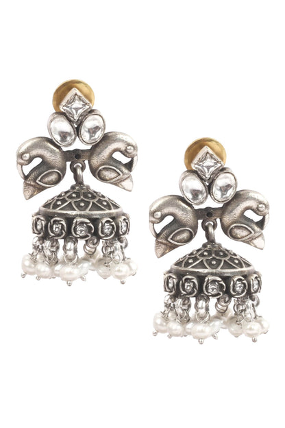 Handcrafted Bead Drop Jhumkas 