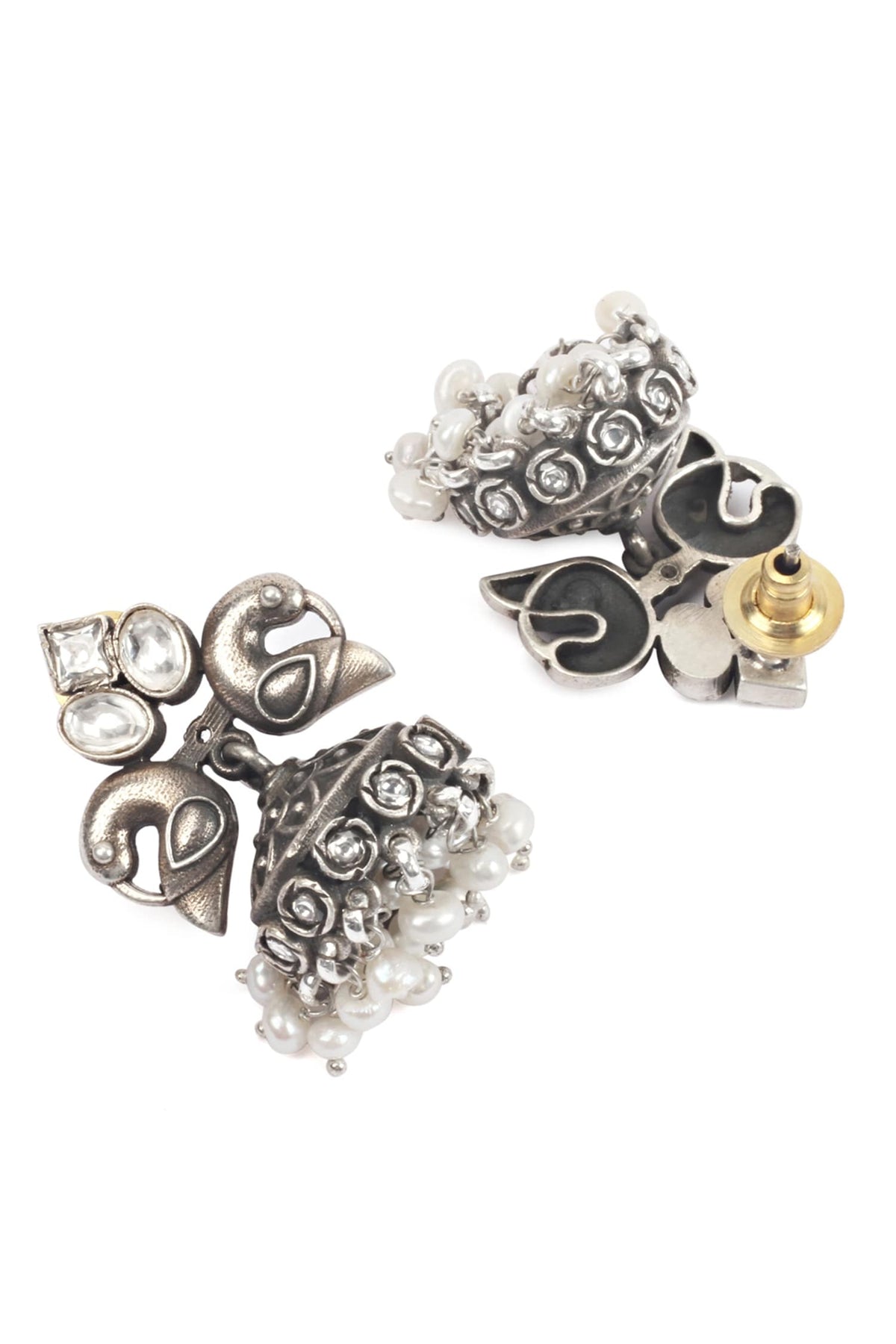 Handcrafted Bead Drop Jhumkas 