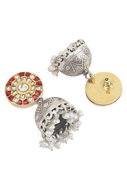 Handcrafted Bead Drop Jhumkas 