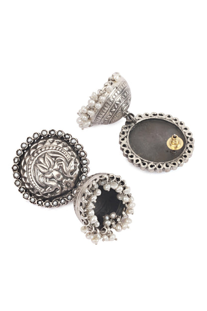 Handcrafted Bead Drop Jhumkas 
