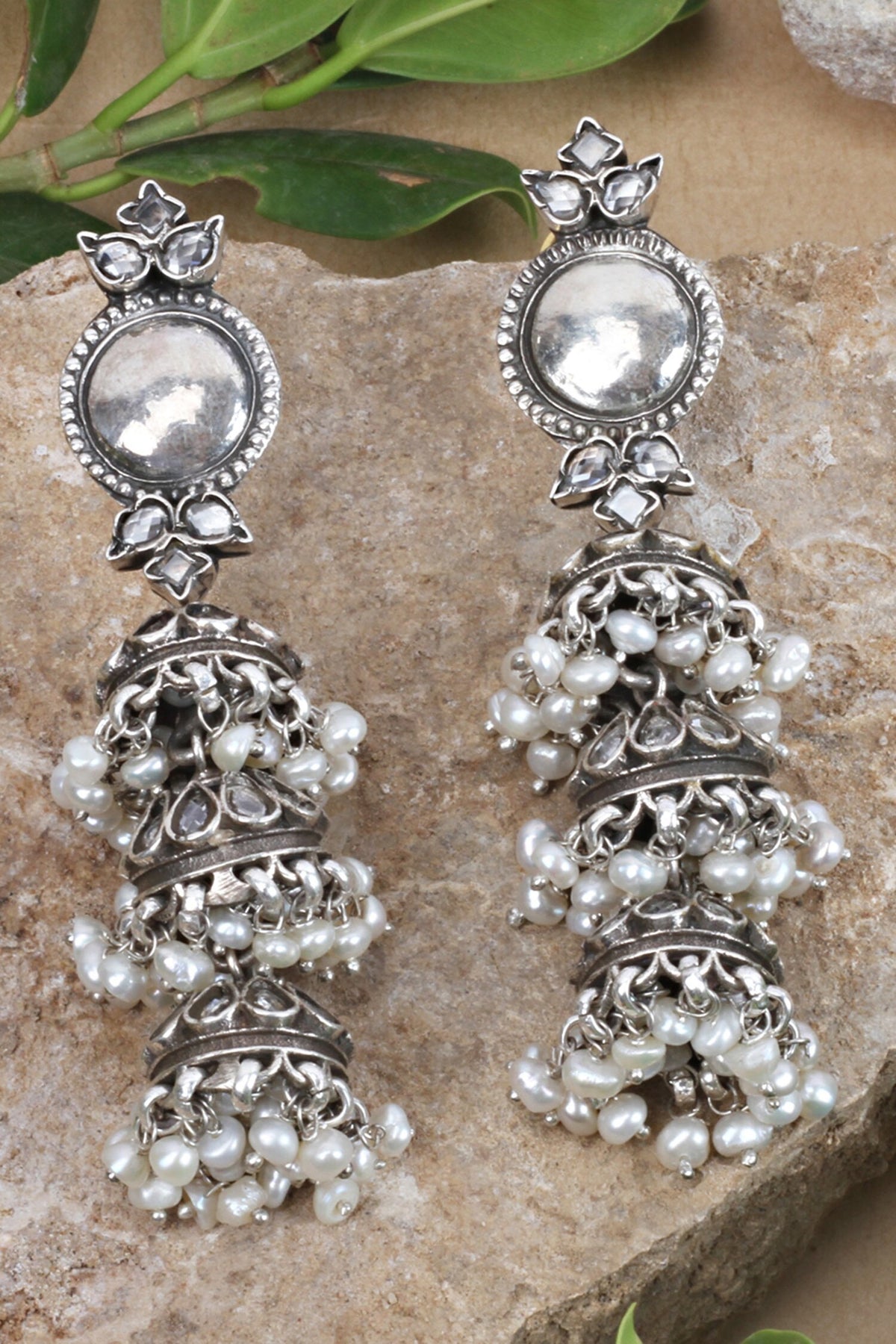 Handcrafted Bead Drop Earrings 